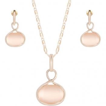 Cosmic Charm Necklace and Earring Set