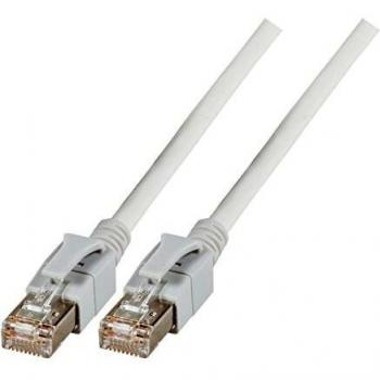 Cavo RJ45 Schermato S/FTP Cat 6A 5 m, Bianco, con LED VC – EFB