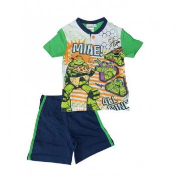 Pigiama Tartarughe Ninja con Maglietta e Pantaloni Corti 4A