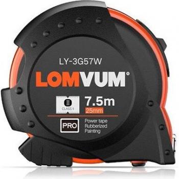 Ruban LOMVUM 3 m/7,5 m – Système UK Lock & Rétractable