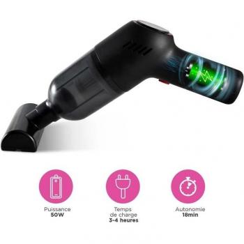 Aspiratore Portatile Vortex CRC50 con Filtro HEPA Lavabile