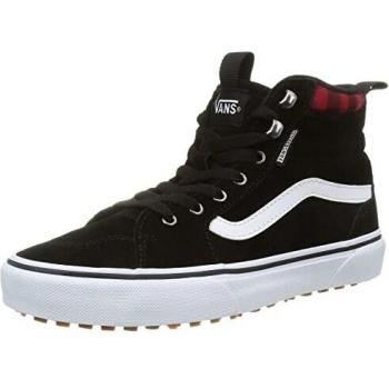 Vans Filmore Hi, Botas deportivas unisex para niños, Negro y Rojo, 36 EU