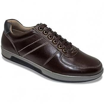 Pegasus Men's Brown Leather Sneakers