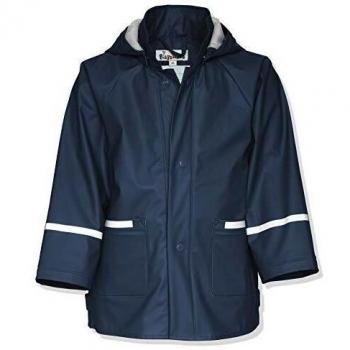 Playshoes Kinder Regenjacke Basic, Marine, Größe 74