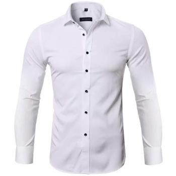 Gdtime Chemise Homme Manches Longues Slim Fit Infroissable