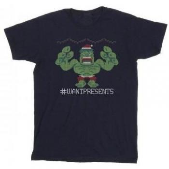 Superhelden Hulk T-Shirt (M) Schwarz – Kreuzstich Design