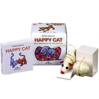 Happy cat. Dai il benvenuto al tuo gattino. Con gadget