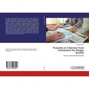 French, Timothy: Towards an E-Service Trust Framework for Design Quality