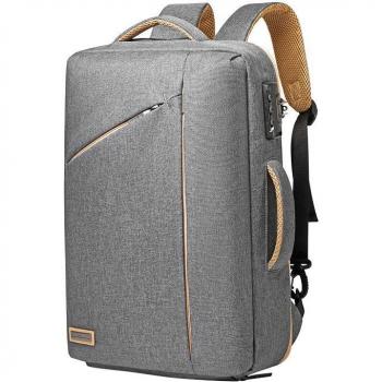 IKE MARTI Wasserdichter Rucksack für 15,6 Zoll Laptops, Anti-Diebstahl, Multifunktions-Rucksack für Männer