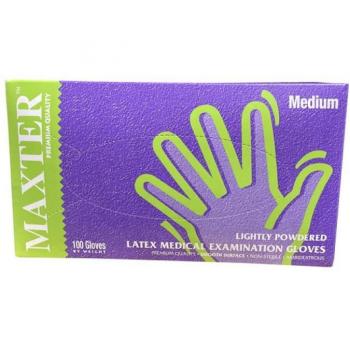 Guanti MAXTER in lattice monouso, misura M, 100 pezzi