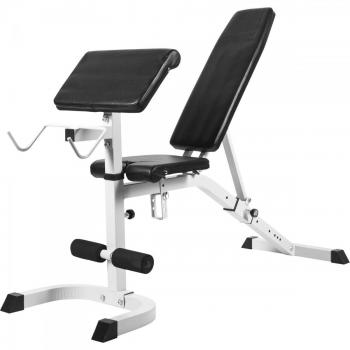Scott Bench Adjustable White/Black