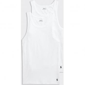 Polo Ralph Lauren 2er-Set Tank-Tops 714835886001 Weiß Regular Fit XXL male