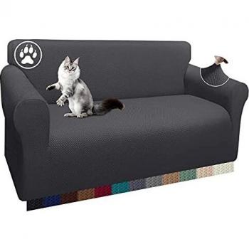 Luxurlife 1 Stück Dicke Sofabezug Einzigartiges Pattern für 2 Sitzer Stretch rutschfeste Sofahusse