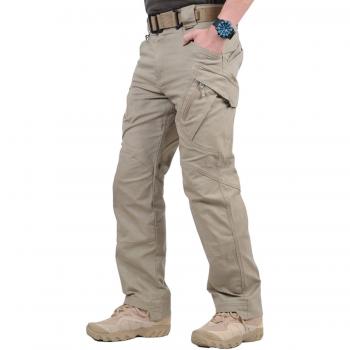 Tactical Cotton Twill Work Pants – Men’s Khaki Military Cut