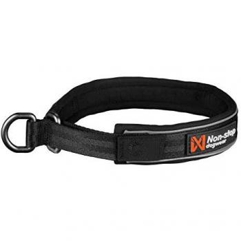 Non-stop dogwear CRUISE Collar black – Gepolstertes Hundehalsband mit Zugstoppsystem