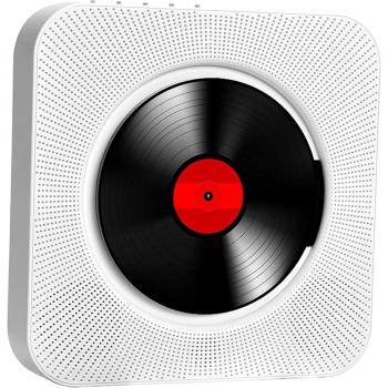Montierbarer Bluetooth CD-Spieler mit Kopfhörern und Fernbedienung