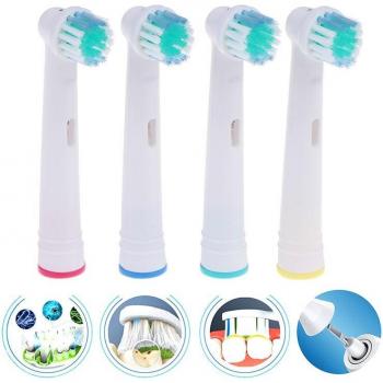 20 Pcs Replacement Electric Toothbrush Heads for Braun Cross Action
