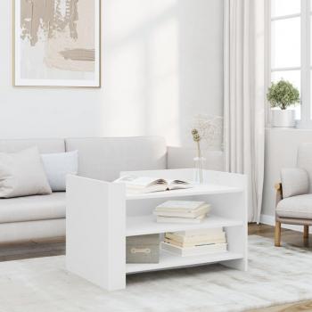 80 x 50 x 50 cm White Engineered Wood Coffee Table, vidaXL