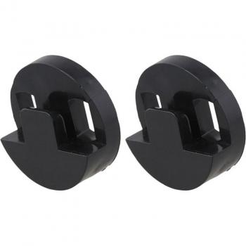 2Pcs Black Rubber Cello Mute with Double Holes