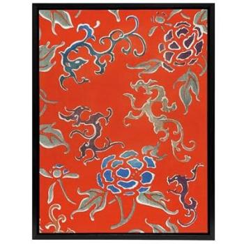 Crimson Artery8 Abstract Flower Wall Decor