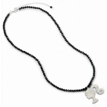 Collier en Argent avec Pendentif Silhouette Barbie