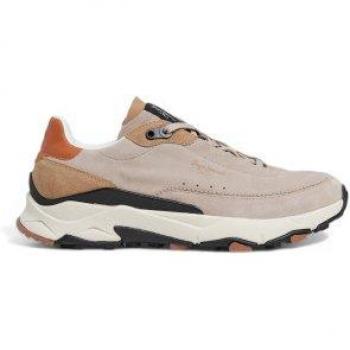 Sand Beige Pepe Jeans James Treck Trainers for Men UK 6
