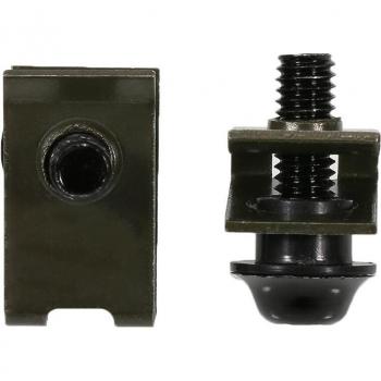 Aluminium‑Klappschrauben für Motorradverkleidung – M5, 5 mm – 10 Stück inkl. Clips & Frühling