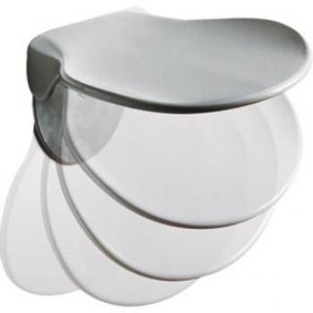 Pressalit 412000 Coperchio e Sedile WC Bianco Pieghevole