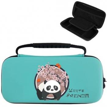 Étui Switch Lite Bleu avec Verre Panda Fleur