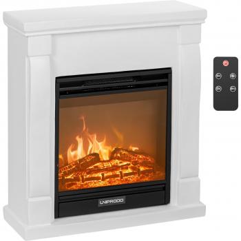 Art Nouveau Electric Fireplace with Heating Function