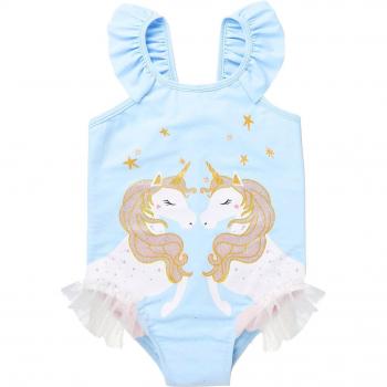 Tenue plage Bébé Fille Moustache
