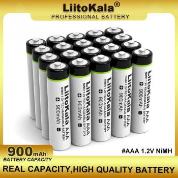 Pack de batteries LiitoKala AAA NiMH 1.2V 900mAh
