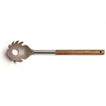 Excelsa 60027 Akazienholz‑Spaghettiheber in taupe/natürlichem Braun