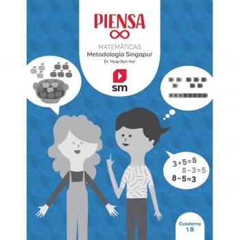 Piensa [infinito]. Metodología Singapur. 1 Primaria. Cuaderno (Tapa blanda).