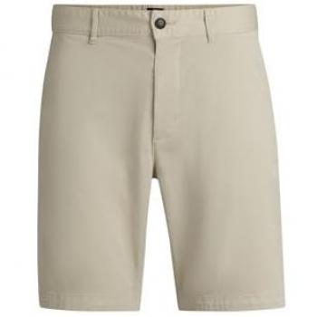 Shorts Slim Beige Décontracté