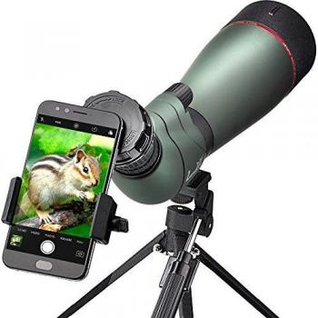 Landove High Power Spektiv 20-60X 80mm mit BAK4 Porro Prisma