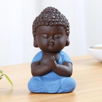 Arte Cerimonial Yixing: Buda de Arcilla Púrpura