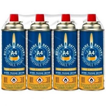 Gas Cartridges, Pack of 4