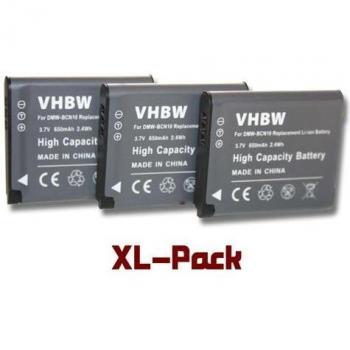 Panasonic DMW-BCN10 kompatibler Akku (650 mAh, 3,7 V)