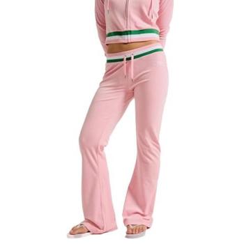 Juicy Couture Pantaloni Jogger Verde Rosa Bianco