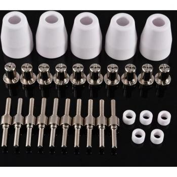 30pcs LG-40 PT-31 Plasma Cutter Nozzles and Electrodes Kit