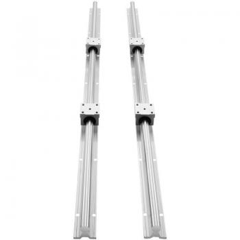 Mophorn 1200 mm SBR20 Guide Rails with 4 SBR20UU Blocks – Automated Machine Set