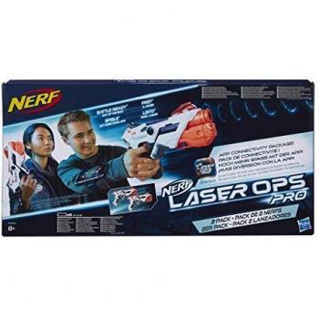 Nerf Laser Ops AlphaPoint, 2er Set, LaserTag-Blaster mit Schnell-Lade-Taste