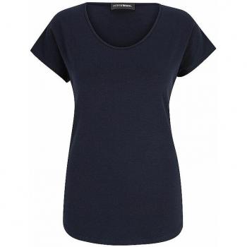 Doris Streich T-Shirt (Damen) Dunkelblau, Größe 40 – 569270
