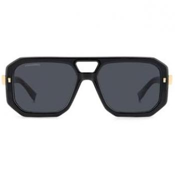 DSQUARED2 D2 0105/S 807 2K 56 Svart Herrsolglasögon