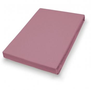 Primera Mako-Feinjersey Spannbettlaken, 100% Baumwolle, für Matratzen bis 22 cm, rosenholz