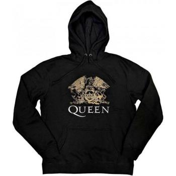 Queen Unisex Volwassenen Hoodie met Logo Zwart