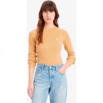 Levi's CREW RIB Sweater – Batwing‑Logomotiv, langarmiger Pulli