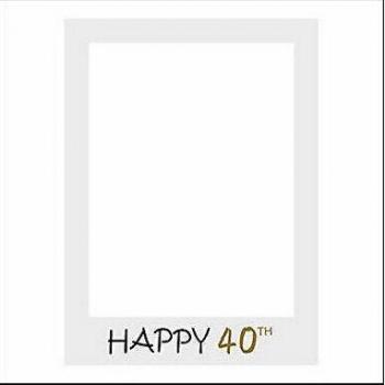 Marco de Fotos Cumpleaños 40 Años