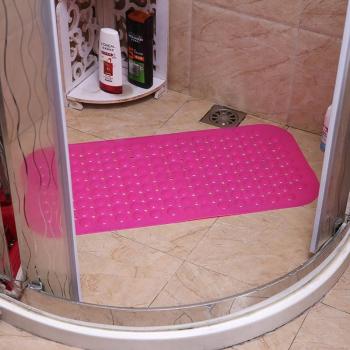 PVC Non-slip Bathroom Mat with Suction Cups
